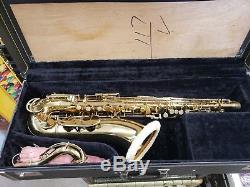 Vintage King Zephyr Tenor Saxophone with Case! Very Clean