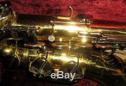 Vintage Martin Busine Tenor Saxophone with Case, Grassi, French, Italy