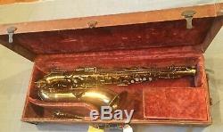 Vintage Rare King Tenor Saxophone, 1927 With Case