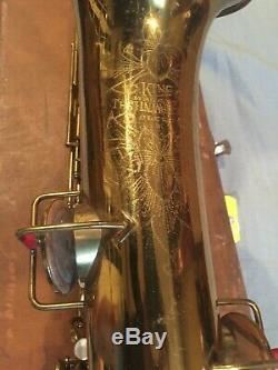 Vintage Rare King Tenor Saxophone, 1927 With Case
