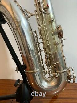 Vintage S/Plated Arta Guban'Luxor Solo' Tenor Saxophone with Mouthpiece and Case