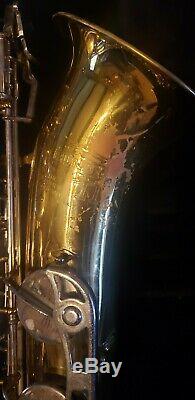 Vintage Selmer Bundy Elkhart Tenor Saxophone With Case