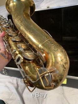 Vintage Selmer Bundy Tenor Saxophone Parts or Repair With Case