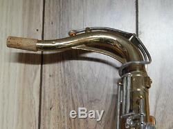 Vintage Selmer Bundy Tenor Saxophone Serial # 1019541 with Hard Carry Case