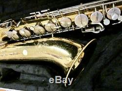 Vintage Selmer Tenor saxophone with case & new neck serial # 697880