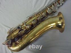 Vintage! Solid American Made Quality! Selmer Bundy Tenor Saxophone + Case