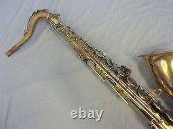 Vintage Tenor Saxophone Made In Italy + Case
