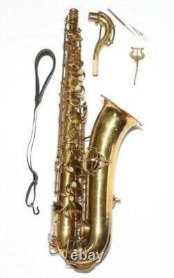 Vintage Tenor Saxophone Martin Troubadour 1931-932 Elkhart Fresh Refurb with Case