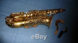 Vintage The Martin Tenor Saxophone withCase Matching Numbers 1957
