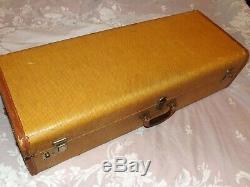 Vintage Tweed Traypak Combination Flute/Clarinet Tenor Saxophone Case, Nice