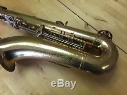 Vintage Vito Tenor Saxophone & Case Japan By Yamaha No Neck Bow Dent 017862