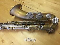 Vintage Vito Tenor Saxophone & Case Japan By Yamaha No Neck Bow Dent 017862