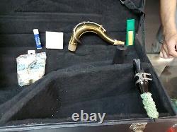 Vito Leblanc Tenor Saxophone + Hard Shell Case Leather Pads Selmer C Mouthpiece