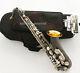 WTS-670 Balck silver nickel Tenor Saxophone Gold Bell Saxophones FREE SHIPPING