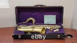 Wurlitzer American LowPitch Tenor Saxophone USA, Classic Antique, For Parts c-x