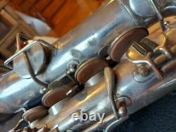 Wurlitzer American LowPitch Tenor Saxophone USA, Classic Antique, Nickel/Silver