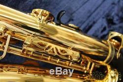 YAMAHA Tenor Saxophone Sax YTS-62 Used With Hard Case Mouse Piece Ex++