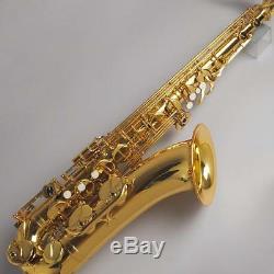 YAMAHA Tenor Saxophone YTS-380 Gold Lacquer with Case EMS Tracking NEW
