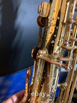 YAMAHA YTS-275 Tenor Saxophone Adjustment required with Hard Case