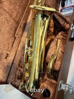 YAMAHA YTS-32 Bb Tenor Saxophone Hard Case Mouthpiece Ligature Strap Maintained