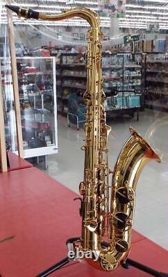 YAMAHA YTS-480 Tenor Saxophone with Mouthpiece, Ligature, Strap, Cloth, Hard Case