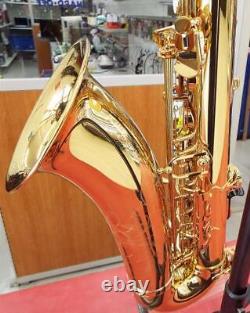 YAMAHA YTS-480 Tenor Saxophone with Mouthpiece, Ligature, Strap, Cloth, Hard Case