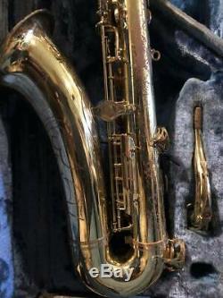 YAMAHA YTS-61 Tenor Saxophone Sax Tested Used WithHard Case
