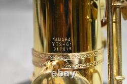 YAMAHA YTS-61 Tenor saxophone Maintenance Wind Instrument gold with Hard Case