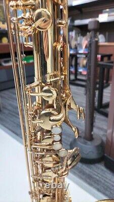 YAMAHA YTS-62 Tenor Sax Saxophone Vintage Purple logo with Hard Case Used Japan