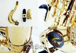 YAMAHA YTS-62 Tenor Saxophone Gold lacquer with Hard case excellent