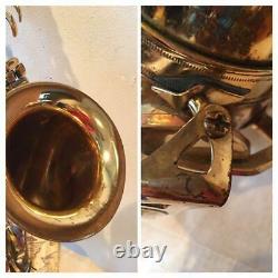 YAMAHA YTS-62 Tenor Saxophone Hand Engraved Hard Case Gold Made in Japan