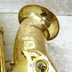 YAMAHA YTS-62 YTS62 Tenor Bb Sax Saxophone Serviced Tested Used WithHard Case