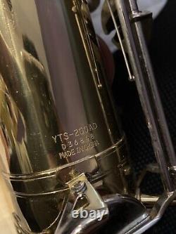 Yamaha Advantage YTS-200AD Tenor Saxophone With Hard Shell Case AND Neck Strap