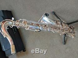 Yamaha Bb Tenor Saxophone / Sax YTS-480S, with case and stand