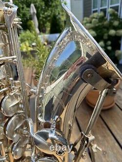 Yamaha Model YTS-480 Silver Intermediate Tenor Saxophone Sax With Original Case