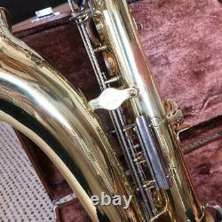 Yamaha YTS-23 Tenor Sax Saxophone Gold with Hard Case from Japan