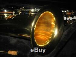 Yamaha YTS-23 Tenor Saxophone, Gold Lacquer, Case, Mouthpiece, Excellent Cond