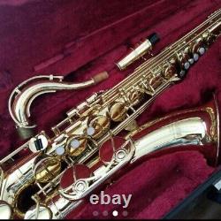 Yamaha YTS-24II Tenor Saxophone Gold Musical Instrument Mouthpiece Strap