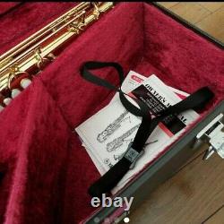 Yamaha YTS-24II Tenor Saxophone Gold Musical Instrument Mouthpiece Strap