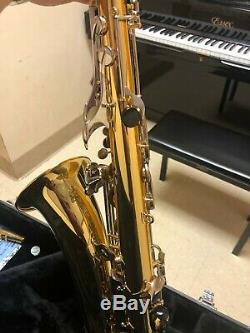 Yamaha YTS-26 tenor saxophone with case, and mouthpiece, excellent condition