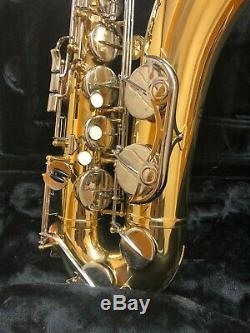 Yamaha YTS-26 tenor saxophone with case, and mouthpiece, excellent condition