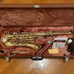 Yamaha YTS-32 Tenor Saxophone Purple Logo beauty Maintained With Case and goods