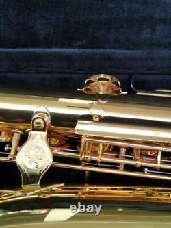 Yamaha YTS-380 Bb Tenor Saxophone Gold Lacquer Used Vintage with Case from Japan