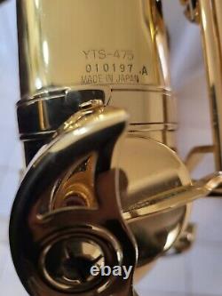 Yamaha YTS-475 Tenor Sax Saxophone with upgraded case and lots of extras Used