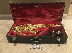 Yamaha YTS-52 Tenor Saxophone with case, strap, and stand. Serial # 005795A