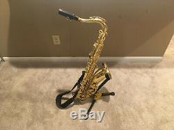 Yamaha YTS-52 Tenor Saxophone with case, strap, and stand. Serial # 005795A