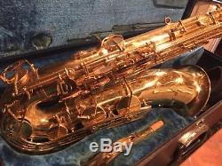 Yamaha YTS-61 vintage purple logo tenor saxophone with case nice