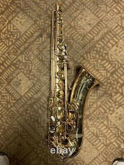 Yanagisawa-Professional-SC991-Gold Lacquer-Tenor Saxophone-Curved Neck W Case