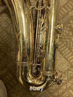 Yanagisawa-Professional-SC991-Gold Lacquer-Tenor Saxophone-Curved Neck W Case