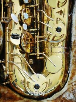 Yanagisawa T880 880 Tenor Saxophone Gold Lacquer with Original Case Very Good